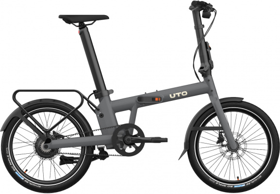 UTO 2026 Afternoon PRO20 Electric Folding Bike With Belt Drive & Amatic Gears