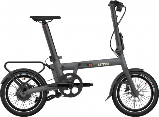 Uto 2026 Morning PRO16 Electric Folding Bike With Belt Drive & Amatic Gears