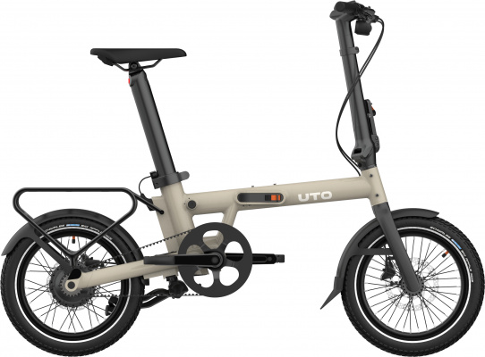 Uto 2026 Morning PRO16 Electric Folding Bike With Belt Drive & Amatic Gears