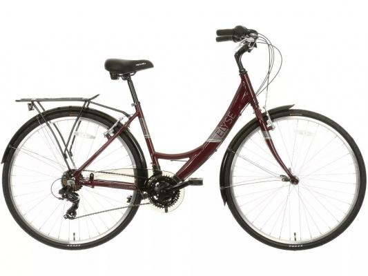 Apollo Elyse Women's 21-Speed 16'' Alloy Frame Hybrid Bike - Refurbished