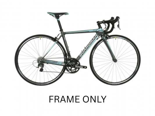 Boardman BBL Road Team Carbon Fibre Frame Only 700C 53cm XL Silver Grey