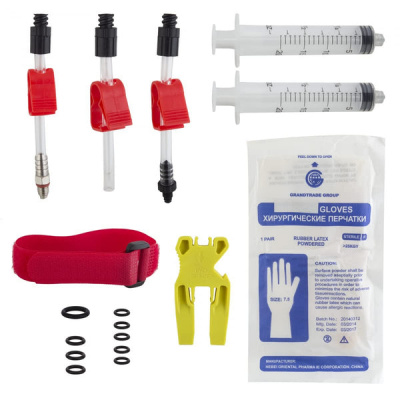Clarks SHI-BLEED Shimano Hydraulic Disc Brake Bleed Kit Lock Syringes White - Refurbished