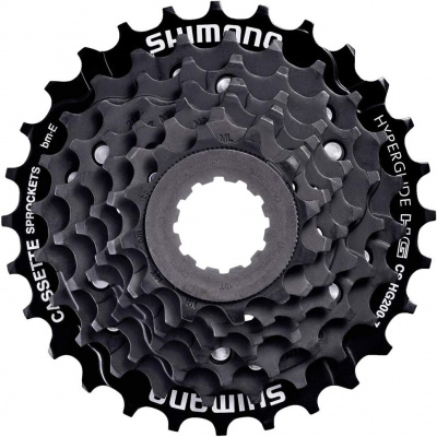 Shimano CS-HG200 7 Speed 12-28T HG Spline Cassette MTB Road Bike - Refurbished