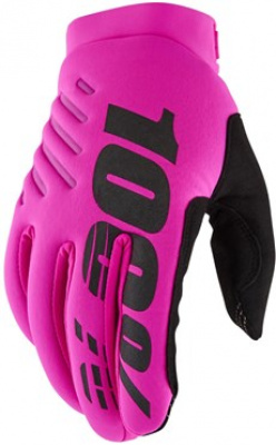 100% Brisker Cold Weather Womens Long Finger Cycling Gloves AW22