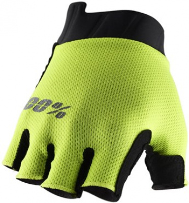 100% Exceeda Gel Mitts / Short Finger MTB Cycling Gloves