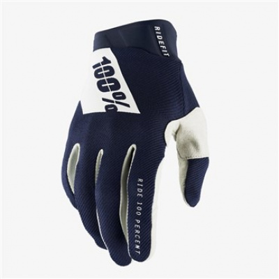100% Ridefit Long Finger MTB Cycling Gloves