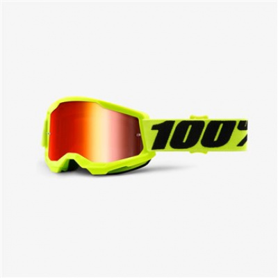 100% Strata 2 Junior MTB Cycling Goggles - Mirror Lens
