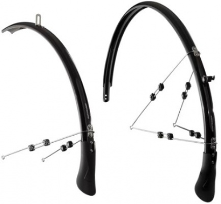 Bontrager NCS Front and Rear Road/Hybrid Mudguard Set