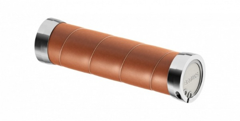 Brooks Slender Leather Handlebar Grips