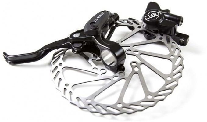 Clarks Clout Two Piston Hydraulic Brake F160/R160 - IS Mount