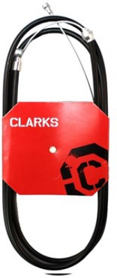 Clarks Universal Stainless Steel Brake Cable w/2P Black Outer Casing