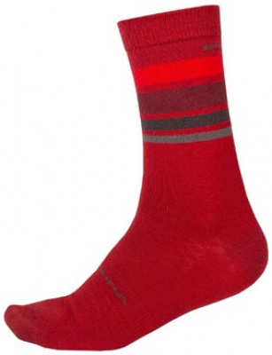 Endura BaaBaa Merino Stripe Winter Cycling Socks II - 1-Pack