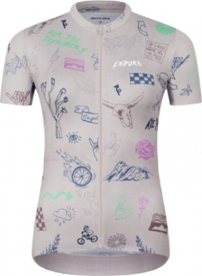 Endura Pro SL Womens Short Sleeve Cycling Print Jersey