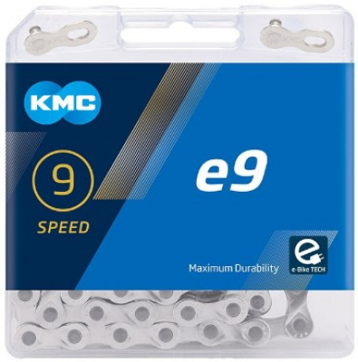KMC E9 9 Speed Chain For E-Bikes 122 Links