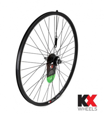 KX Wheels Hybrid Doublewall Q/R Screw On Disc Brake Rear 700c Wheel