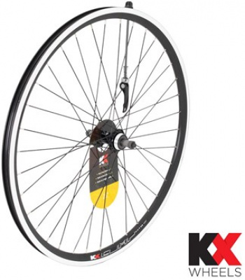 KX Wheels MTB Doublewall Q/R Screw On Rim Brake Rear 26
