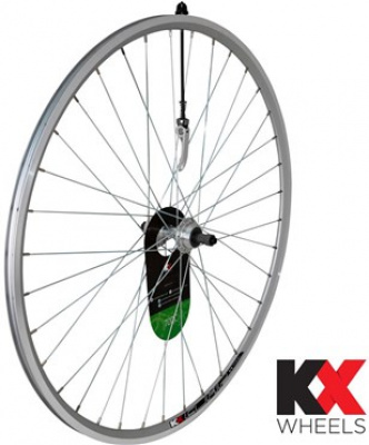 KX Wheels Road Doublewall Q/R Screw On Rim Brake Rear 700c Wheel