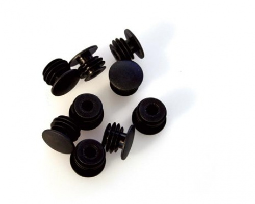 M Part Plastic Bar End Plugs Pair