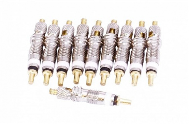 Orange Seal Valve Cores 10 Pieces