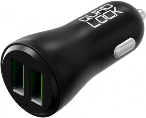 Quad Lock Dual USB 12V Car Charger