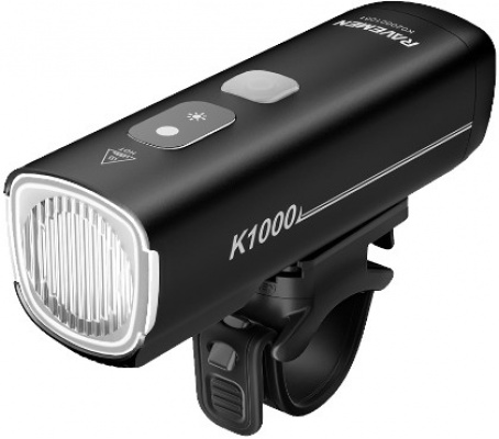 Ravemen K1000 USB Rechargeable AI Nighttime Wide-Angle Front Light 1000 Lumens