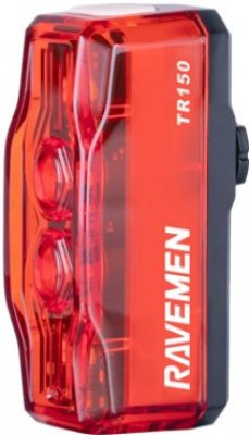 Ravemen TR150 Smart Alert Brake Detection USB Rechargeable 150 Lumens Rear Light