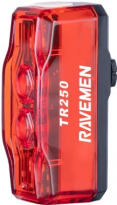 Ravemen TR250 Smart Alert Brake Detection USB Rechargeable 250 Lumens Rear Light