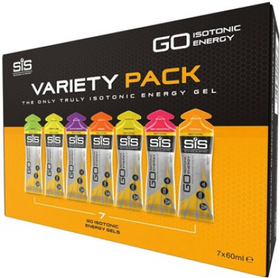 SIS GO Isotonic Gel Variety Pack - 60ml x Box of 7