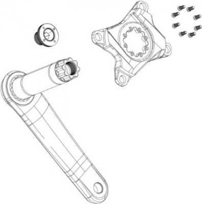 SRAM Crank Arm Guard/Boots