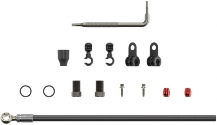SRAM Disc Brake Hydraulic Hose Kit - Silver Banjo 2000mm