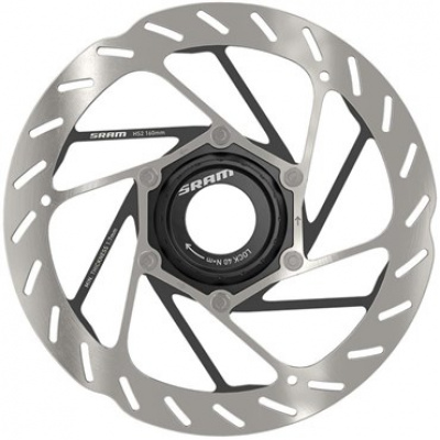SRAM HS2 Center Lock (Includes Lockring) Rounded Disc Rotor