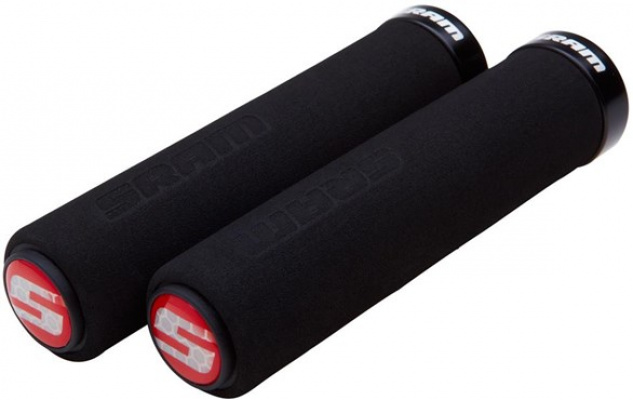 SRAM Locking Grips Foam With Single Clamp and End Plugs