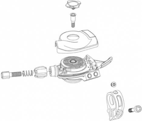SRAM Shift Lever Trigger Clamp/Bolt Kit