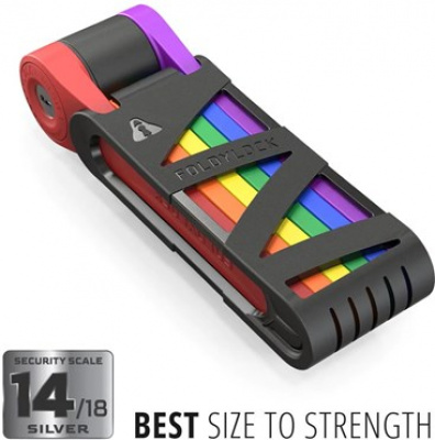 Seatylock Foldylock Compact Folding Bike Lock - Pride Edition