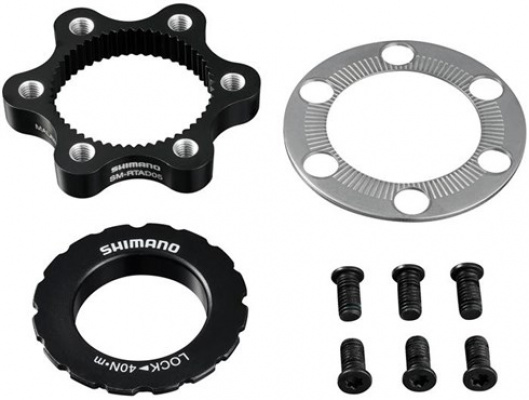 Shimano 6-Bolt Rotor To Centre-Lock Hub Disc Adapter SMRTAD05