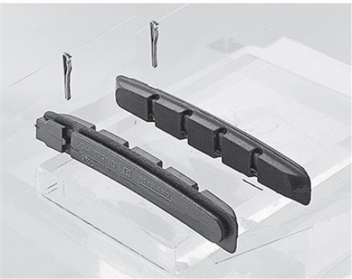 Shimano S70C Cartridge V-Brake Shoe Inserts With Fixing Pin