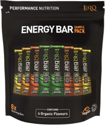 Torq Organic Bar Sample Pack - Pouch of 8