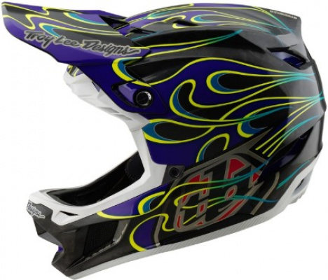 Troy Lee Designs D4 Carbon Mips Full Face MTB Cycling Helmet