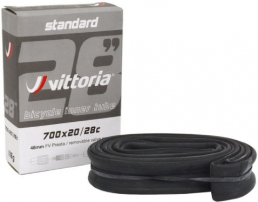 Vittoria Standard 700c 20-28 Inner Tube - 60mm Removable Presta Valve Core
