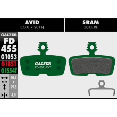 Galfer Pro Bike Disc Brake Pad