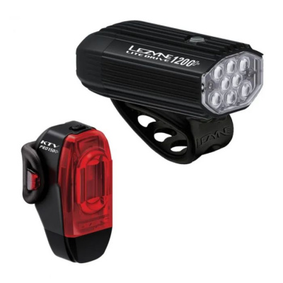Lezyne Lite Drive 1200+ & KTV Drive Pro+ Light Set