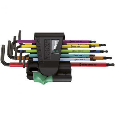 Wera Multicolour Torx Key Set 967 SPKL/9BO
