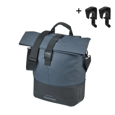 Basil Cove Shopper Pannier Bag with MIK Hooks -14-16 Litre