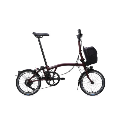 Brompton C Line 4 Speed Mid Bar 2026 Electric Folding Bike