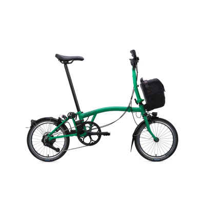 Brompton C Line 4 Speed Mid Bar 2026 Electric Folding Bike