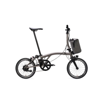 Brompton T Line 4 Speed e-Motiq Mid Bar 2026 Electric Folding Bike