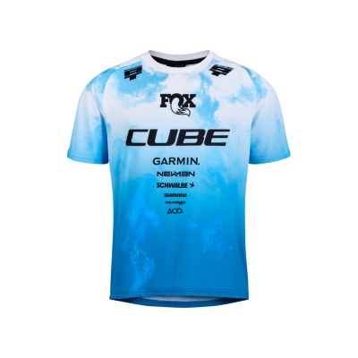 Cube Rookie X ActionTeam Short Sleeve MTB Kids Jersey