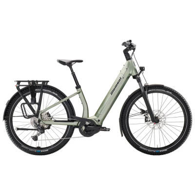 Diamant Suvea Trip Plus Low-Step 800wh 2026 Electric Hybrid Bike -Green