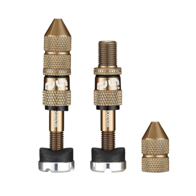E-Thirteen Quick Fill Schrader Tubeless Valves 16-24mm Depth Rims