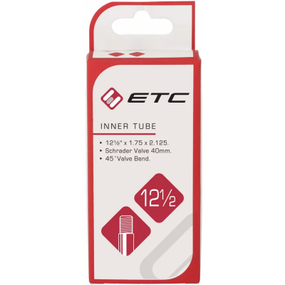 ETC Inner Tube 12 1/2 X 1.75-2.1 Schrader Valve
